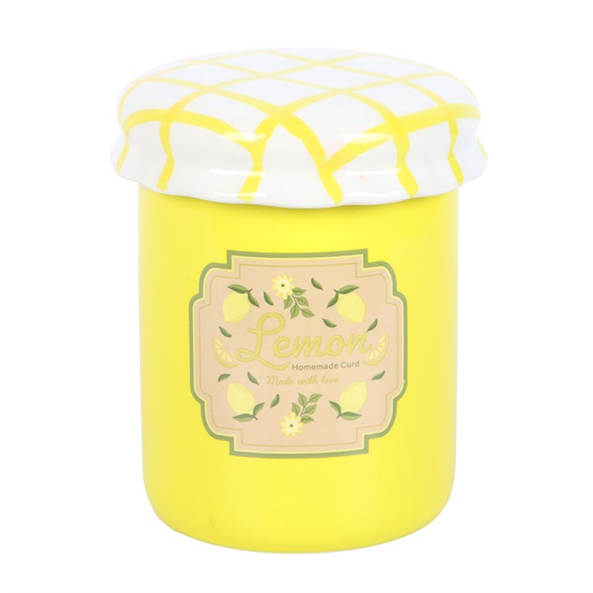Lemon Curd Jar Ceramic Oil Burner and Wax Warmer