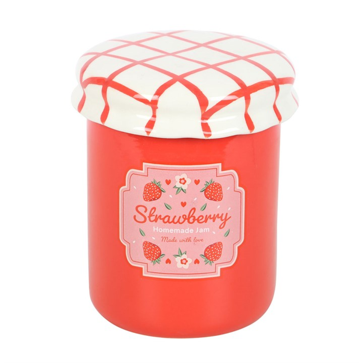 Strawberry Jam Jar Ceramic Oil Burner and Wax Warmer