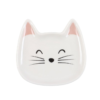 White Cat Face Trinket Dish