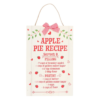 Autumn Skies & Apple Pies Hanging Sign
