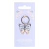 Silver Butterfly Keyring