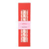 Set of 3 Love Heart Taper Candles