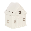 White Gingerbread House Ceramic Oil Burner