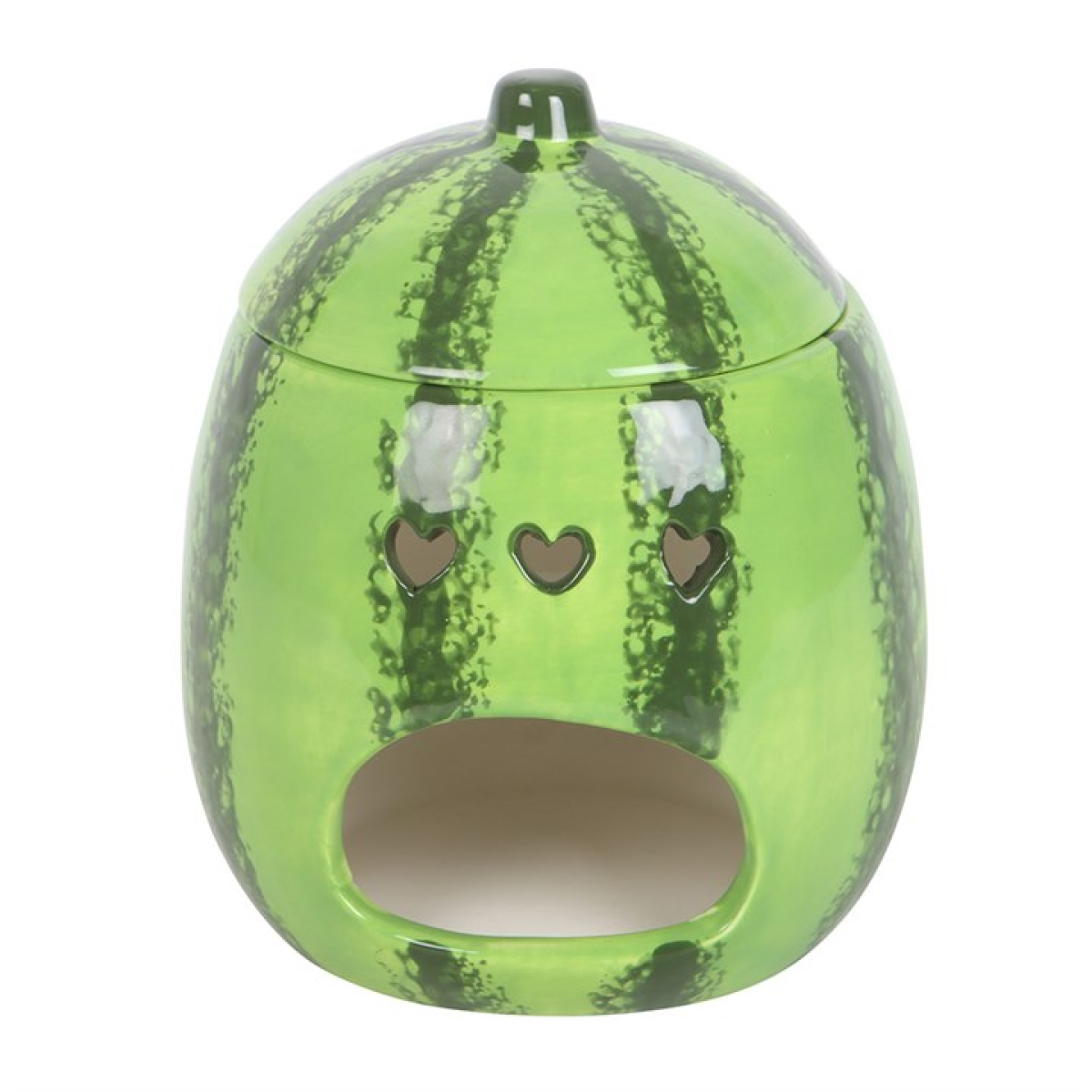 Watermelon Shaped Ceramic Oil Burner and Wax Warmer