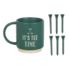 It's Tee Time Mug with Golf Tees