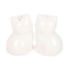 White Cat Shaped Salt and Pepper Shakers
