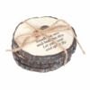 Bee Radiant Wood Slice Coaster Set
