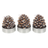 Set of 6 Pinecone Tealight Candles