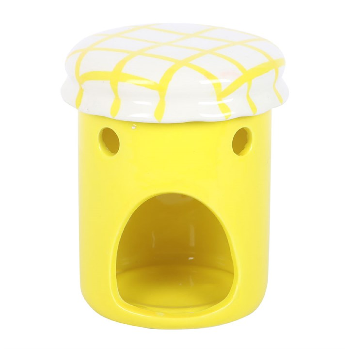 Lemon Curd Jar Ceramic Oil Burner and Wax Warmer