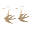 Blue Spread Your Wings Swallow Earrings