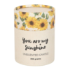 You Are My Sunshine Candle with 3D Sunflower