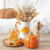 Pumpkin Print Tube Candle