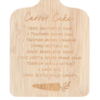 Carrot Cake Recipe Bamboo Serving Board