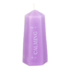 Calming Crystal Candle with Rough Amethyst