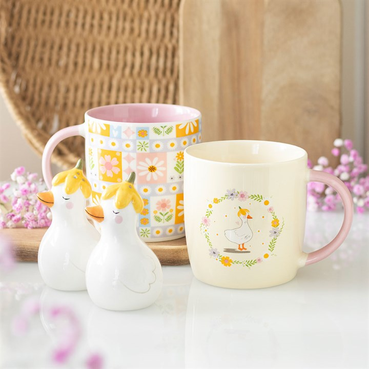 Floral Duck Mug