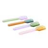 Set of 4 Pastel Glass Dessert Spoons