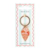 High Tide Shell Keyring