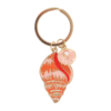High Tide Shell Keyring