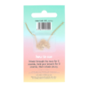Gold Tone Anti-Anxiety Breathing Metal Necklace