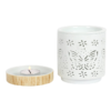 Matte Butterfly Ceramic Oil Burner