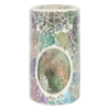 Pillar Light Blue Iridescent Crackle Oil Burner and Wax Warmer