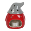 Red and Grey Gonk Ceramic Oil Burner