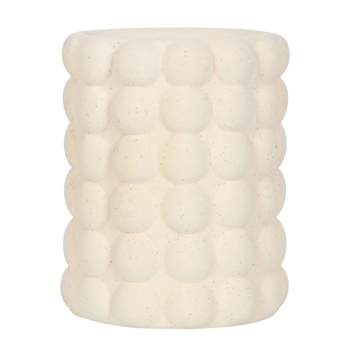 Cream Speckle Bubble Ceramic Oil Burner