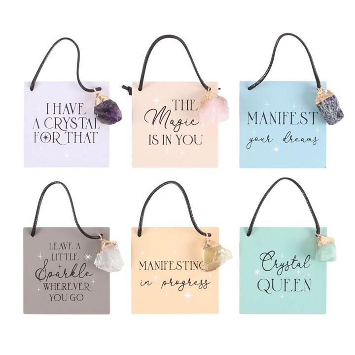 Set of 12 Modern Magic Hanging Signs