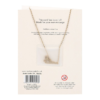 Orange Aura Crystal Mushroom Necklace Greeting Card
