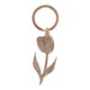 Pink Tulip Keyring