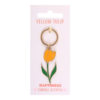 Yellow Tulip Keyring