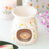 Tulip Print Oil Burner and Wax Warmer