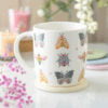 Floral Bug Print Mug