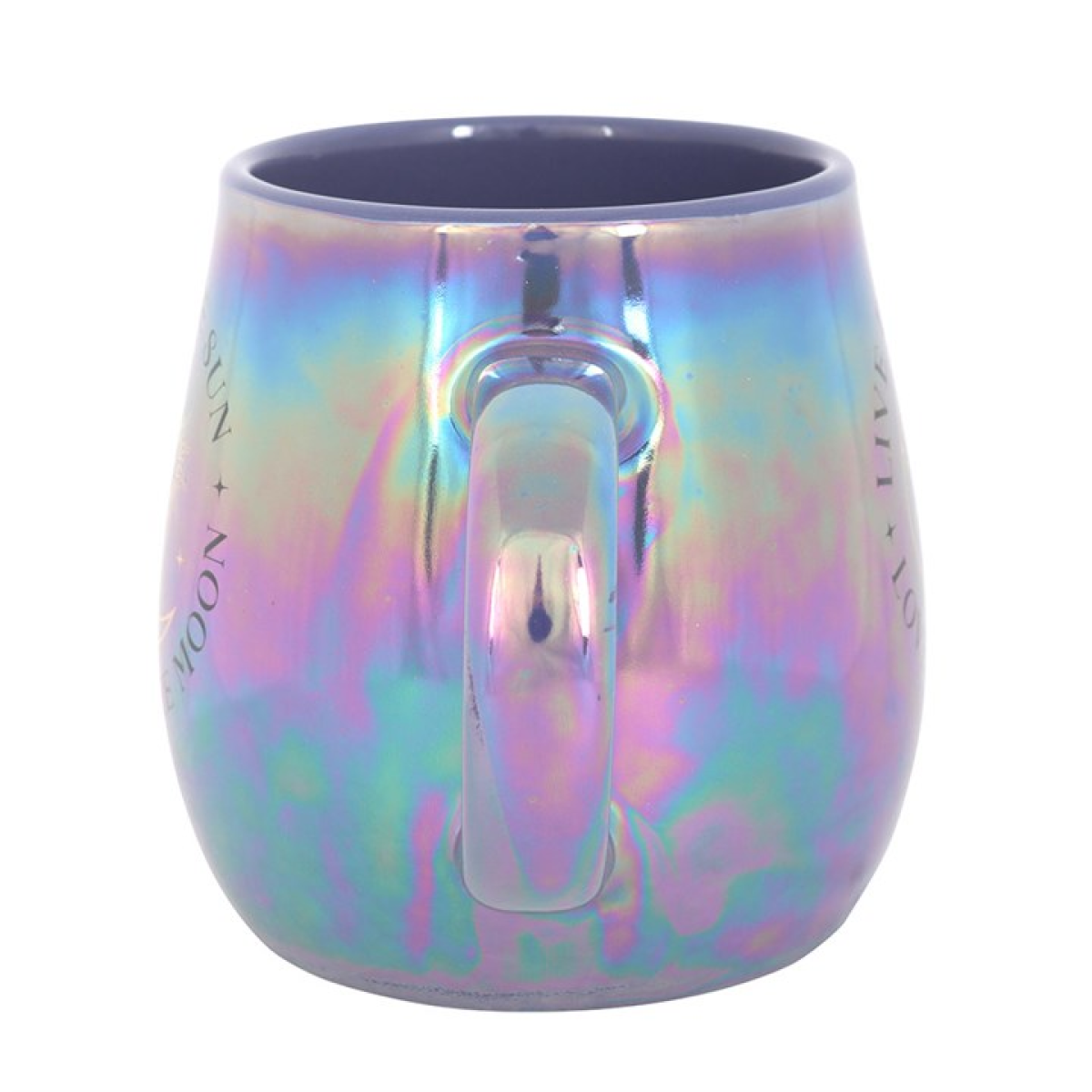 Live by the Sun Love by the Moon Iridescent Ceramic Mug