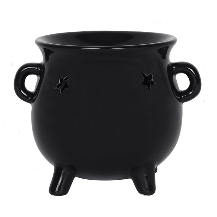 Shiny Black Ceramic Oil Burner