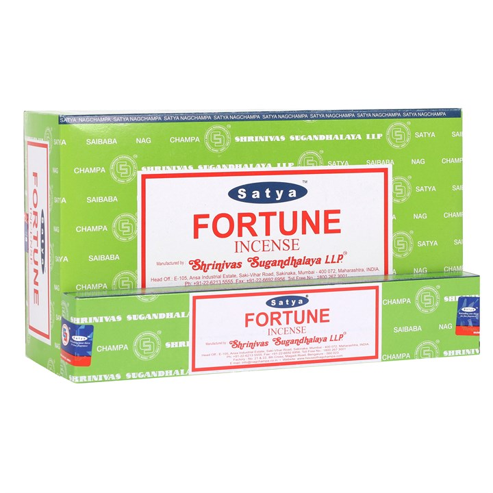 Set of 12 Fortune Incense by Satya