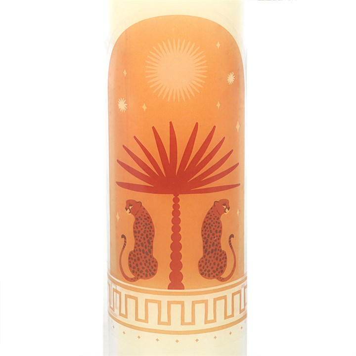 Leopard Palm Sandalwood & Oud Tube Candle