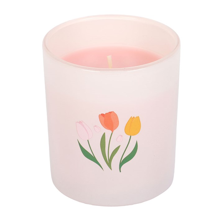 If Mums Were Flowers French Tulip Candle