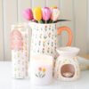 Tulip Print French Tulip Tube Candle