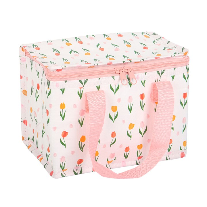 Tulip Print Recycled Plastic Lunch Bag