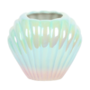 Iridescent Shell Flower Vase