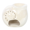 Pearlescent Spiral Shell Oil Burner