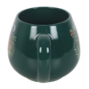Green Sleeping Fox Rounded Mug